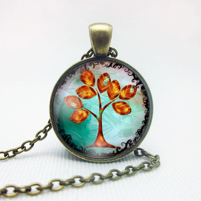 Retro Feel Tree Of Life Pendant