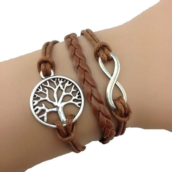 Tree of Life Bracelet - Brown